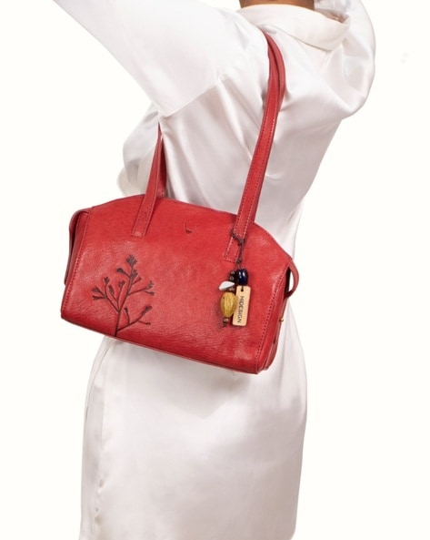 Hidesign discount red handbag