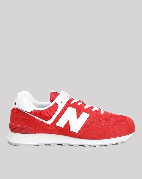 Red new balance hot sale 574 womens