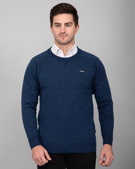 Blue pullover sweater new arrivals