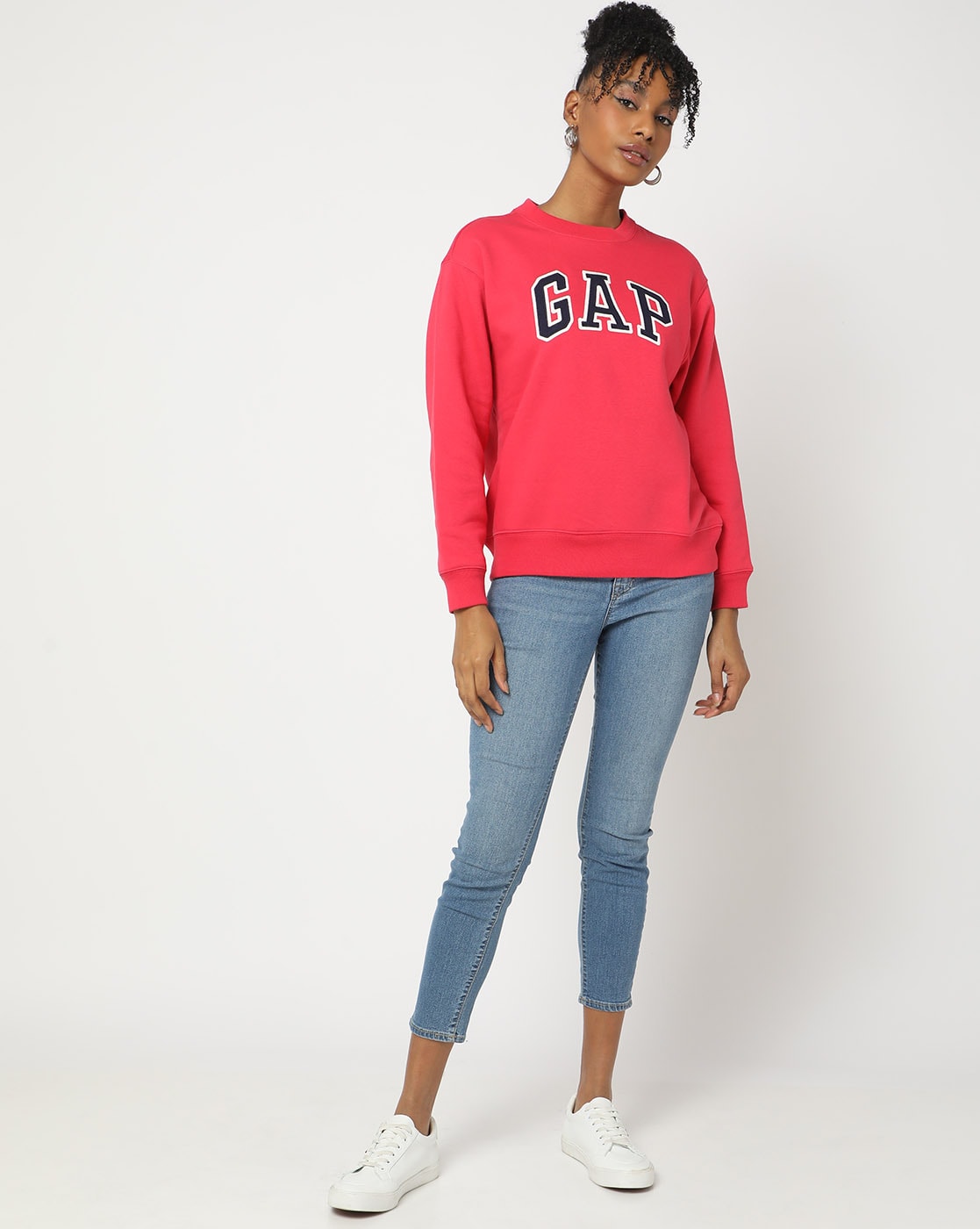 Gap pink clearance sweatshirt