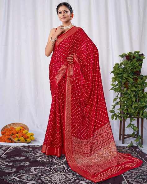 Buy Pink Sarees for Women by Saree mall Online