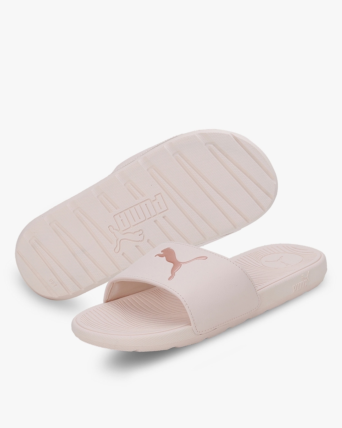 Puma slides sales women's pink