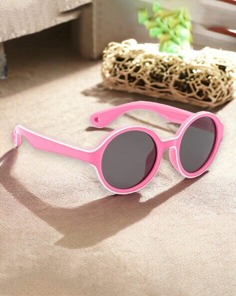 Buy Haute Sauce Women Pink Lens Pink Rectangle Sunglasses (55) Online