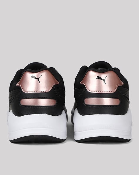puma sneakers black and rose gold