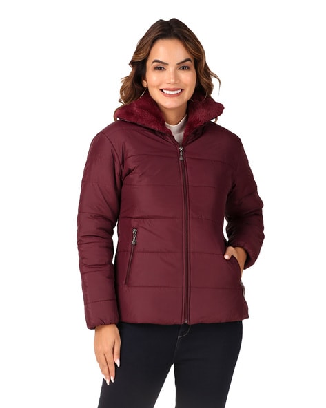 Maroon 2024 parka womens