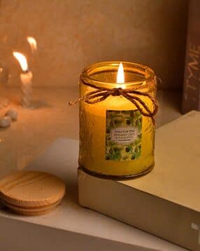 tayhaa Aromatherapy Candle Jar with Wooden Lid-picture-14