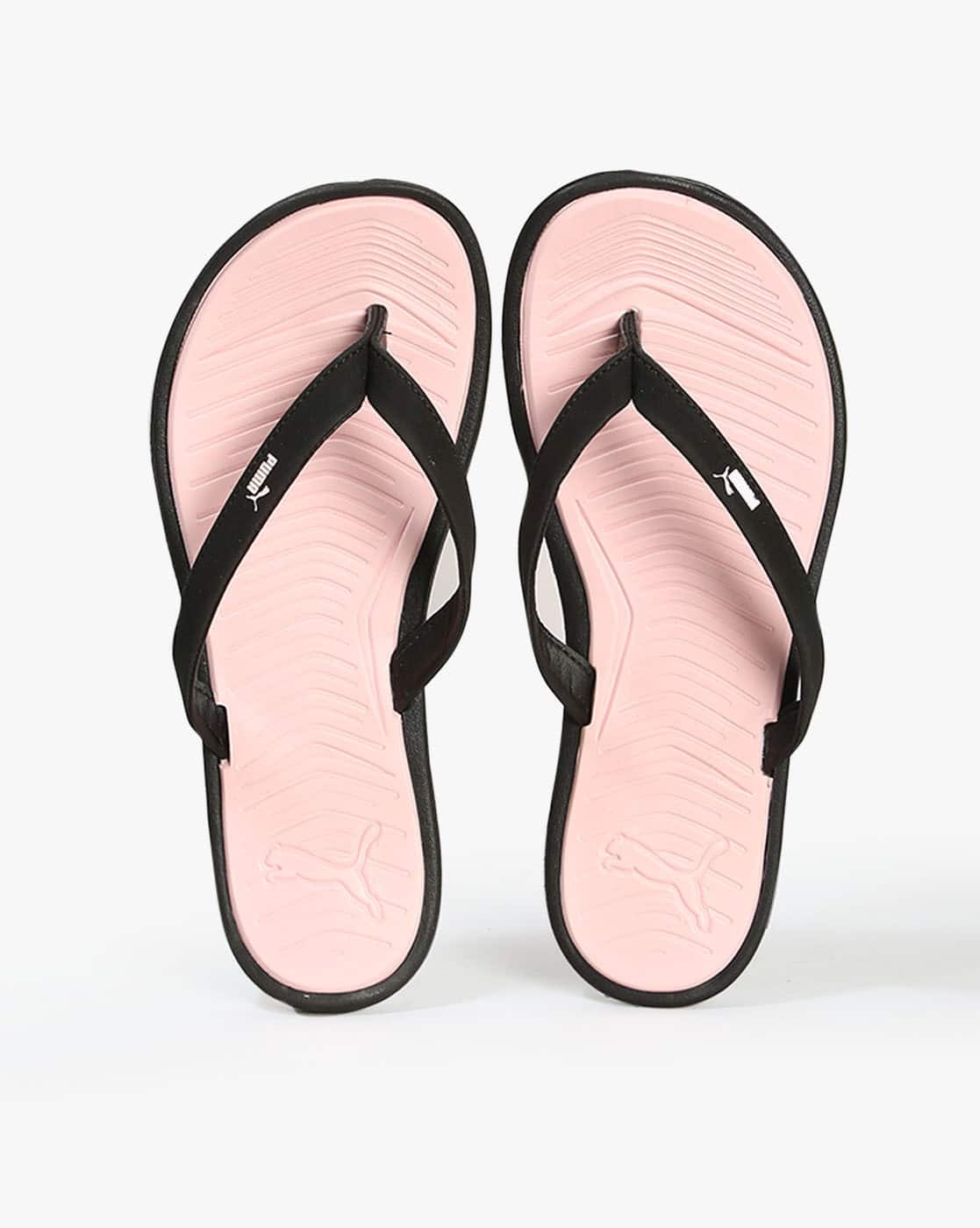 Buy Pink Flip Flop \u0026 Slippers for Women by Puma Online | Ajio.com