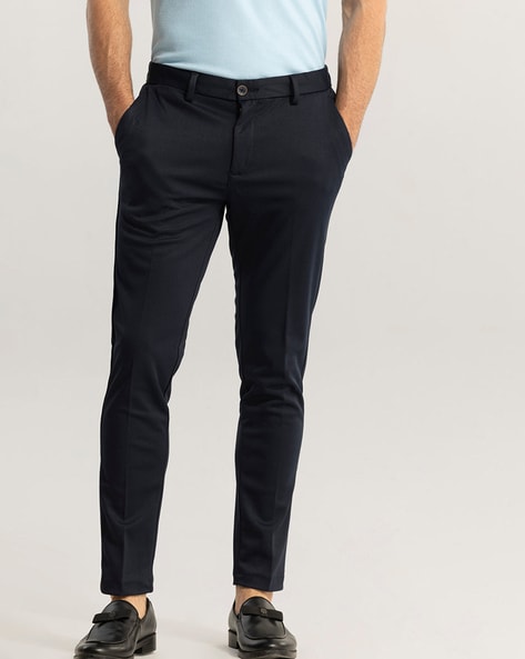 Buy Navy Blue Trousers & Pants for Men by JOHN PLAYERS Online | Ajio.com