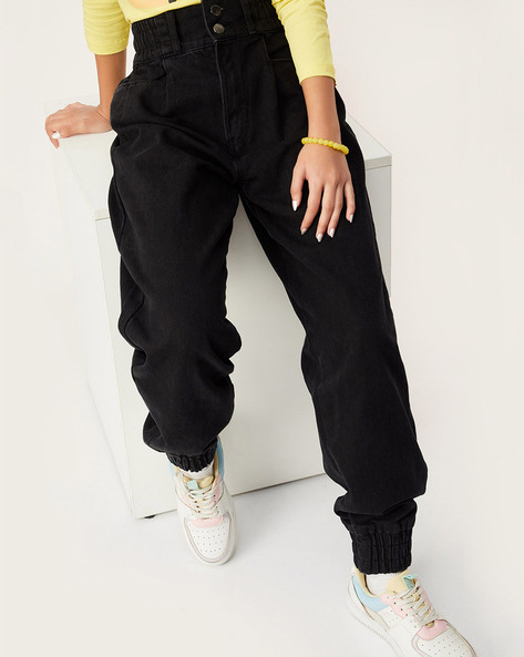 Buy Black Track Pants for Girls by MAX Online