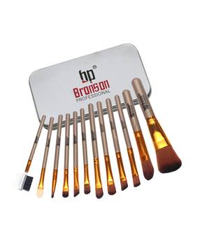 Mini Makeup Brush Set with Storage Box