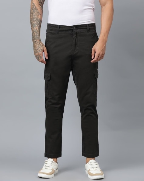 Buy Brown Trousers & Pants for Men by ALLEN SOLLY Online | Ajio.com