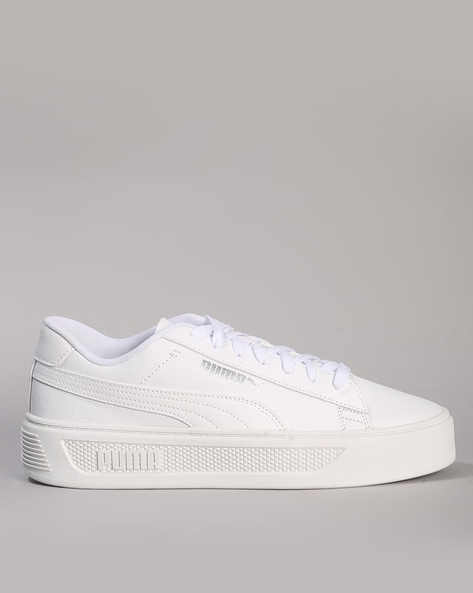 Puma platform hotsell sneakers white