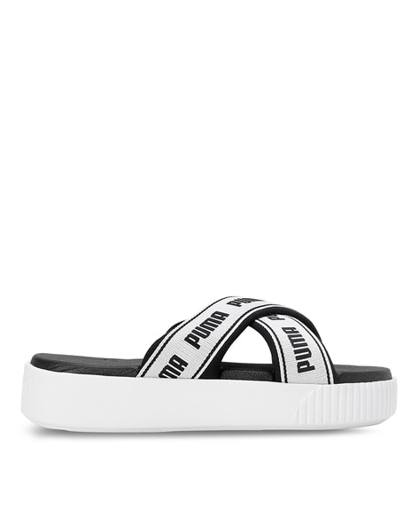 Amazon.com | PUMA - Womens Suede Mayu Sandal Summer Camp Shoes, Size: 6 M  US, Color: Pristine/Lavender Fog | Sport Sandals & Slides