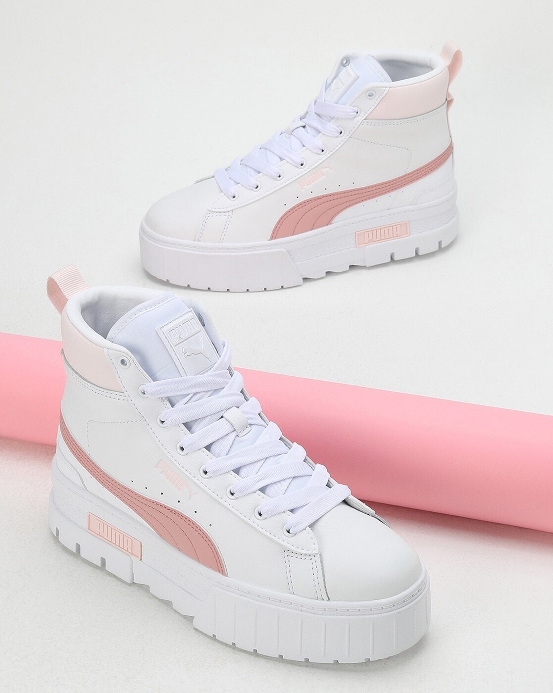 Women Mayze Mid-Top Lace-Up Sneakers