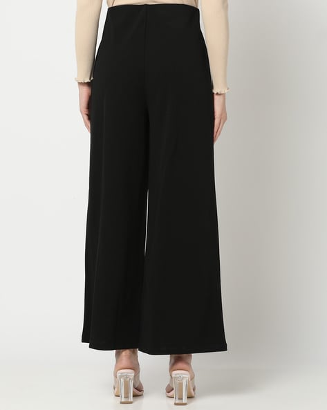 Buy Black Trousers & Pants for Women by Fig Online