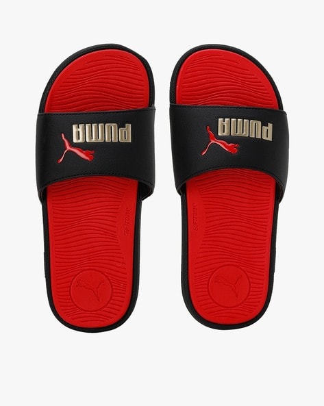 Buy Black Red Flip Flop Slippers for Women by Puma Online