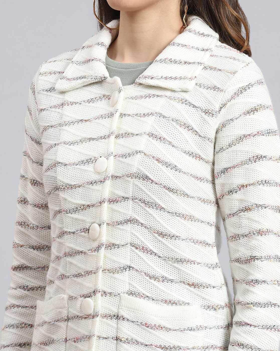 Buy Off White Sweaters & Cardigans for Women by MONTE CARLO Online