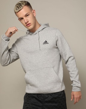 Gray adidas store hoodie mens