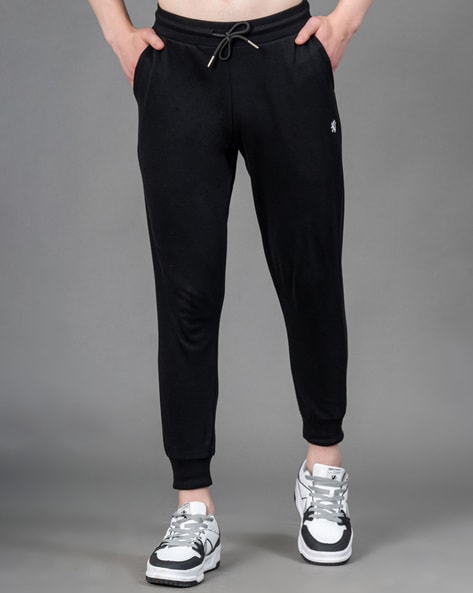 Mens hot sale taped joggers