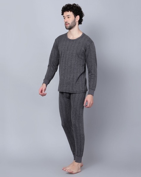 Buy Grey Thermal Wear for Men by HIGH FAME Online