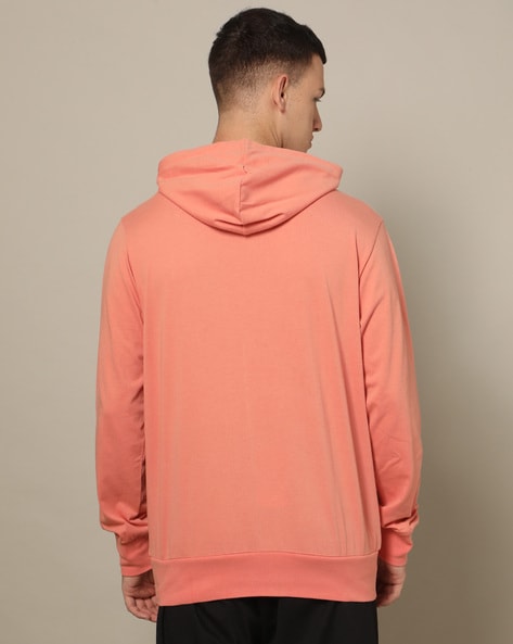 Peach color sales hoodie mens