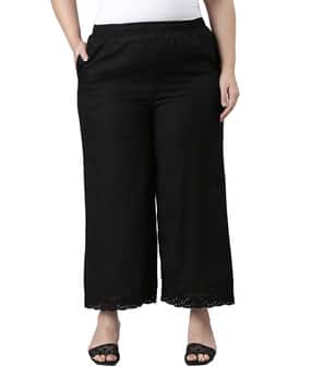 go colors Lace Palazzos-picture-24