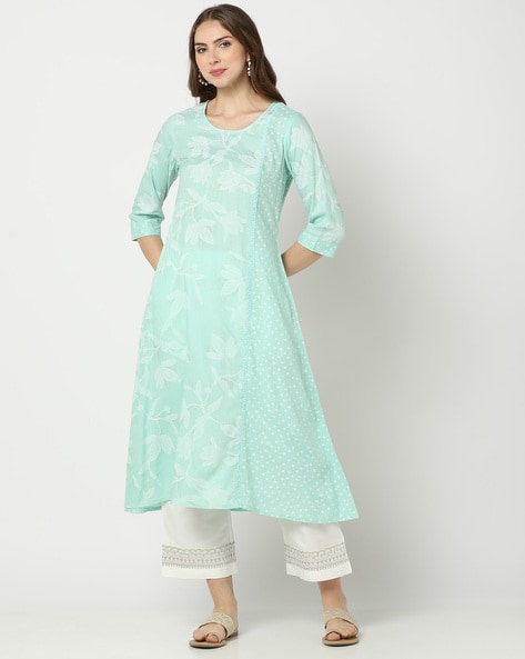 Aqua Blue Kurtas for Women by AVAASA MIX N' MATCH Online | Ajio.com