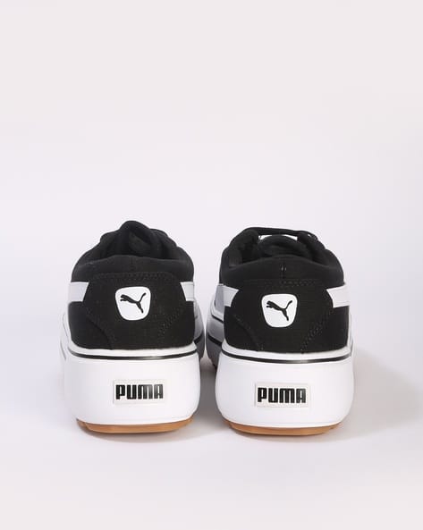 Kaia Platform Sneakers High Platform Pumas Buy Black White