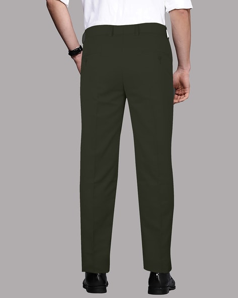 Buy Maison Margiela women green high-waisted trousers for $395 online on  SV77, S51KA0530/S53220/632