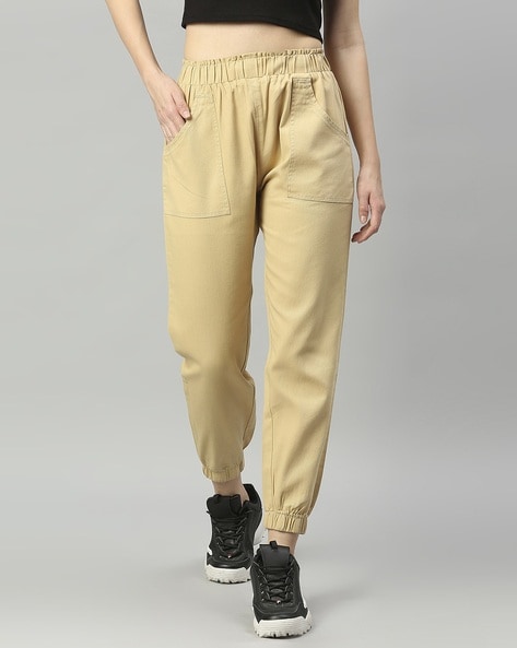 Women High-Rise Tapered Fit Jogger Jeans