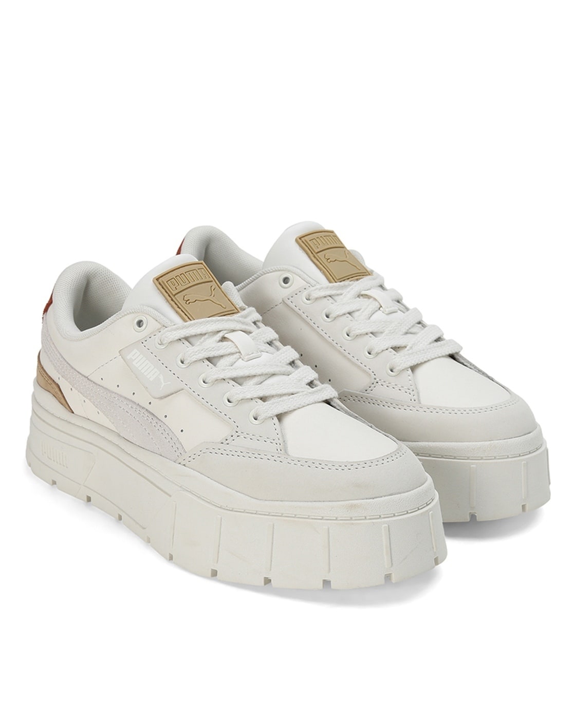 Puma basket shop platform trace luxe