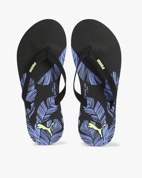 Flame Thong-Strap Flip-Flops