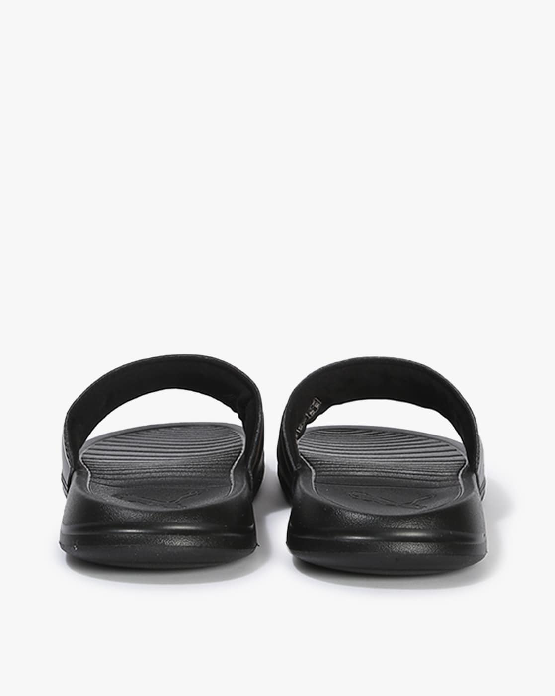 Buy Unisex Black PUMA X RCB Slides Flip Flops From Fancode