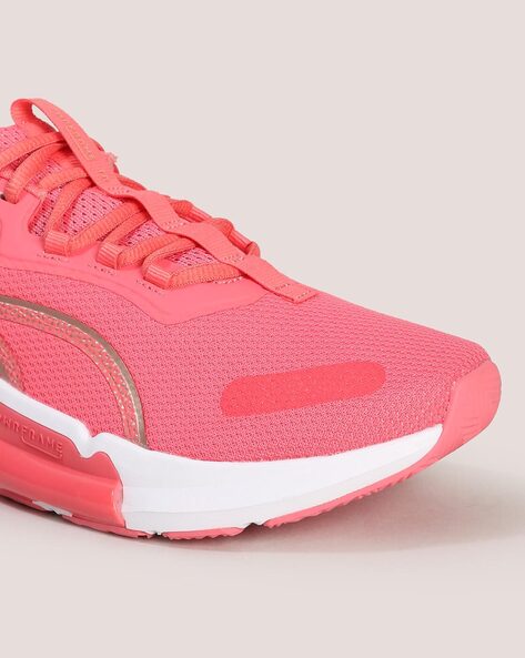 Puma neon pink store shoes