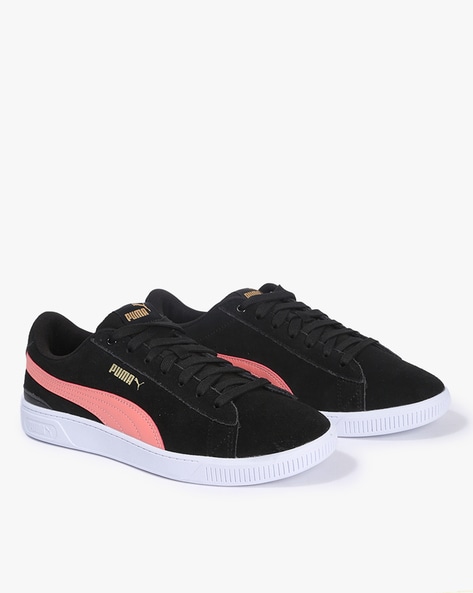 BALENCIAGA SPEED SNEAKERS BLACK PINK SOLE