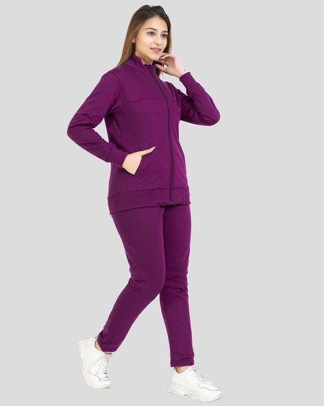 YHA Women Regular Fit Track Suit : : Fashion