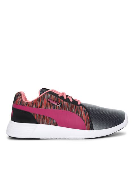 Puma Crepe IDP Round-Toe Lace-Up Running Shoes