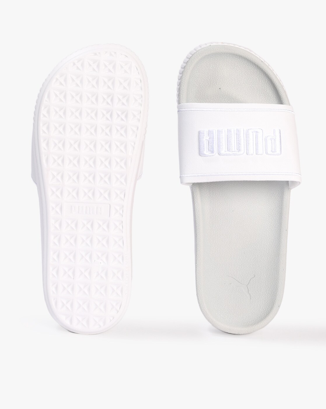 Puma jelly sales slides white