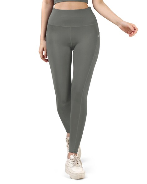 High Waisted Workout Leggings - Peach Blossom