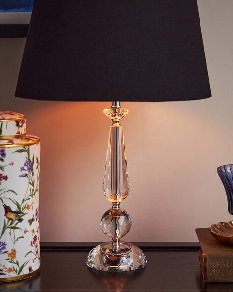 Luxe crystal table store lamp