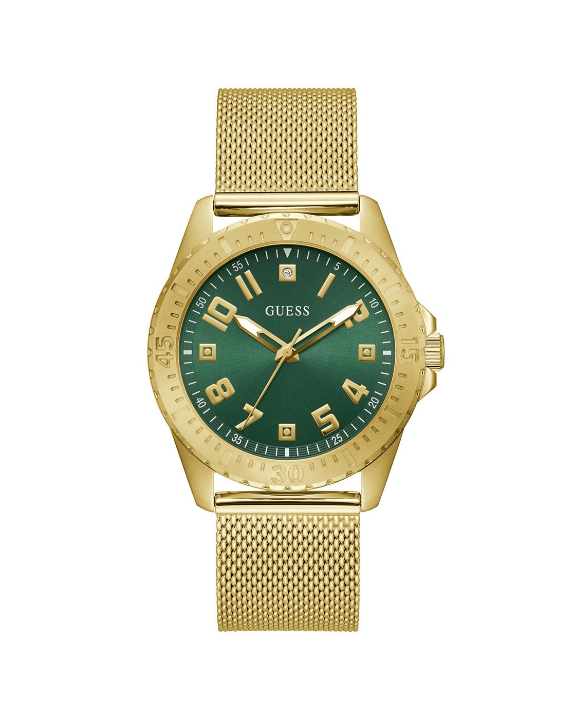 Amazon.com: GUESS Classic Gold-Tone Stainless Steel Bracelet Watch with  Day, Date + 24 Hour Military/Int'l Time. Color: Gold-Tone (Model: U1070L2)  : Clothing, Shoes & Jewelry