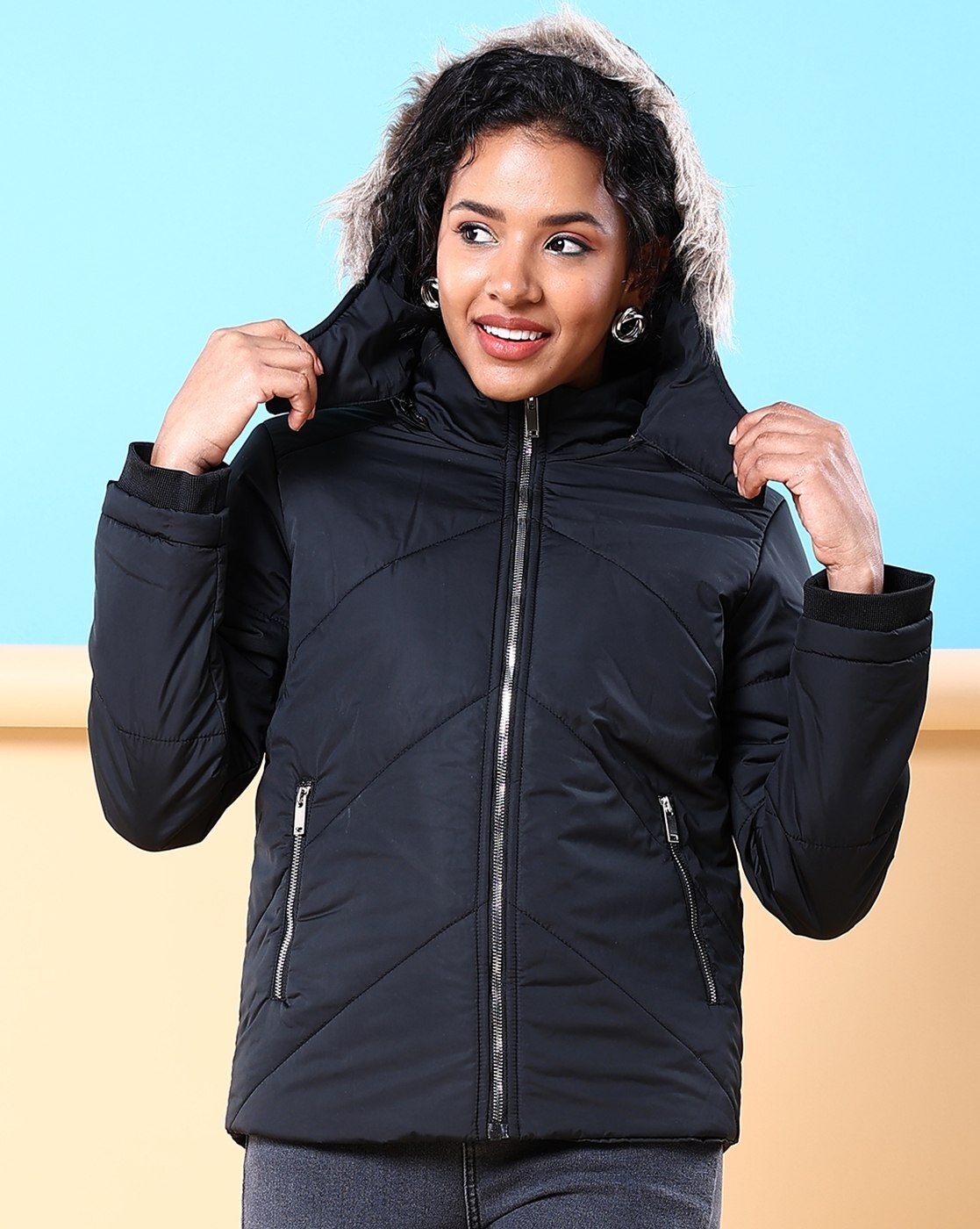 Buy Blue Jackets & Coats for Women by Campus Sutra Online | Ajio.com