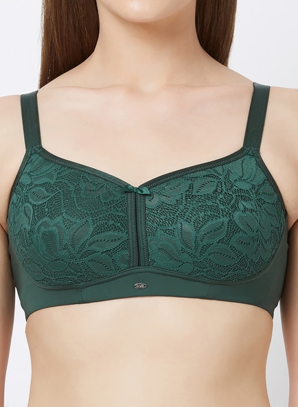 NWOT Aerie Real Happy Lace Bra - Green, Size 36C