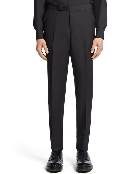 Slim Comfort B-95 Formal Black Check Trouser - Wreck