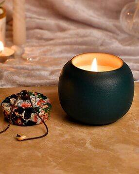 Midnight Elegance Aromatherapy Candle Jar with Lid-image-23