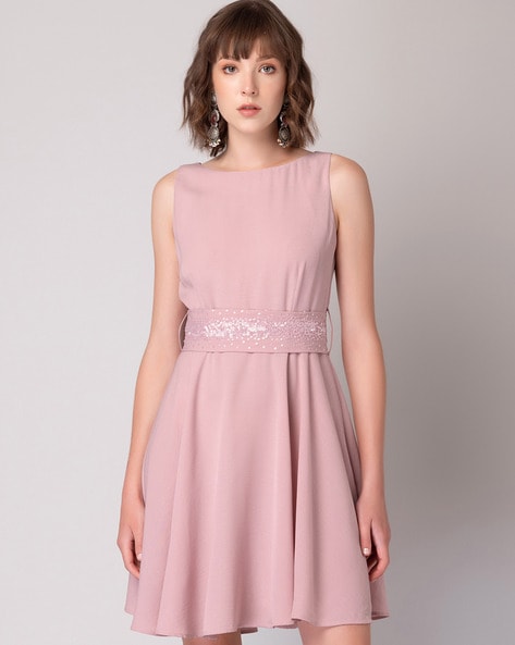 Buy Pink Dresses Gowns for Women by FABALLEY Online Ajio