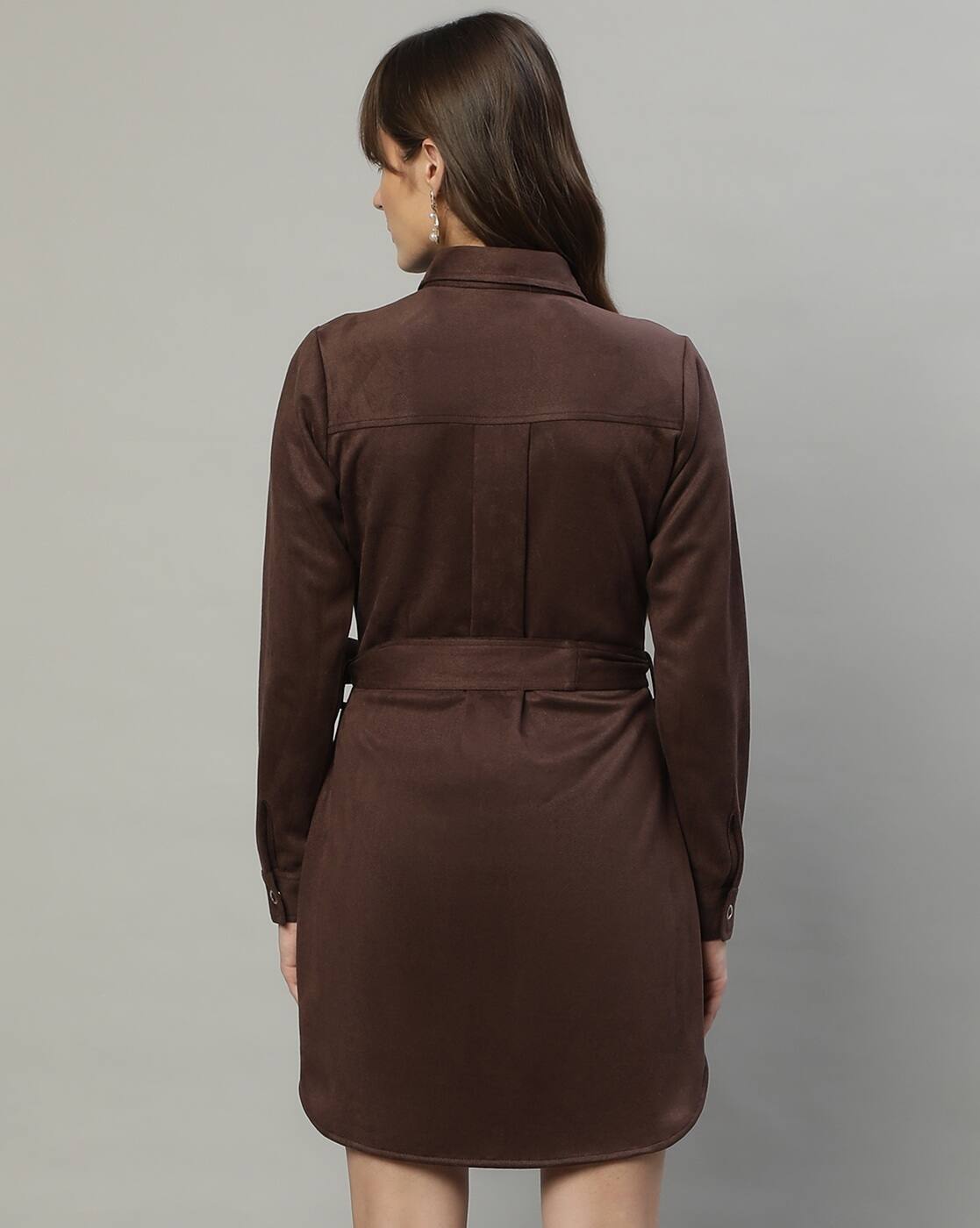 Buy Brown Dresses for Women by Delan Online | Ajio.com 