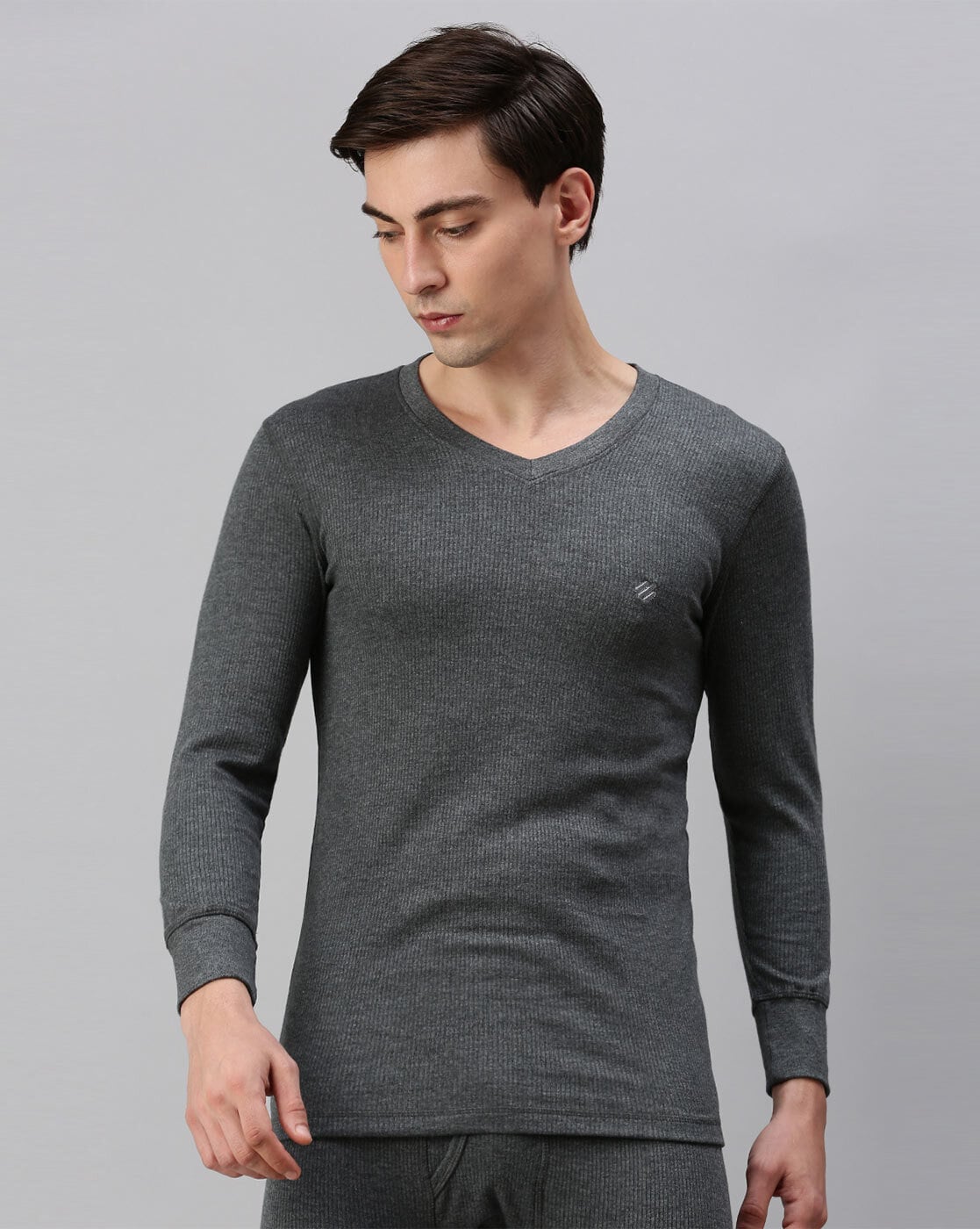 Buy Men's Super Combed Cotton Rich Half Sleeved Thermal Undershirt with  Stay Warm Technology - Black 2400