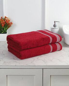 mafatlal Set of 2 550 GSM Cotton Bath Towels-picture-26