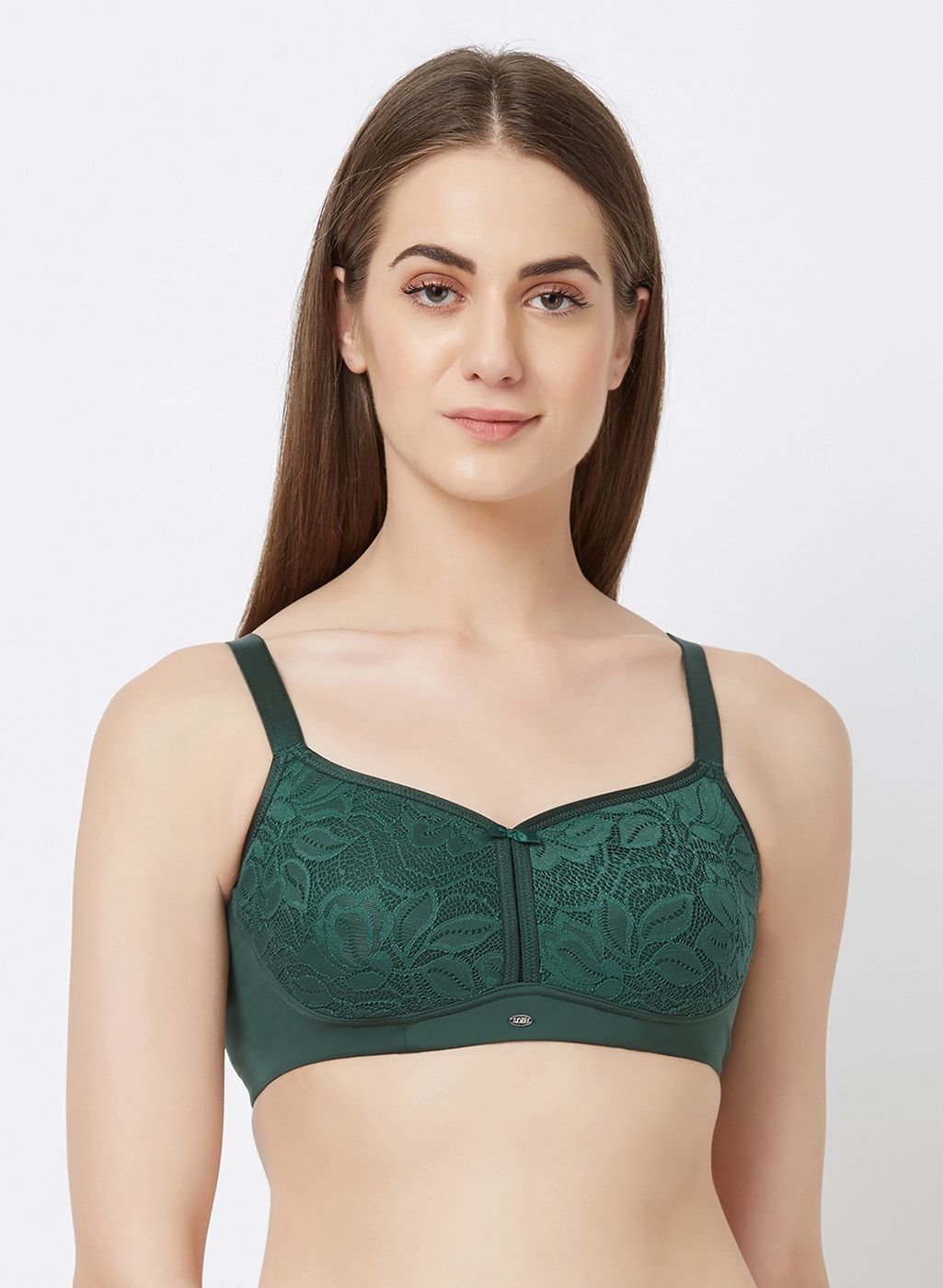 Buy Cotton On Body Ultimate Comfort Lace Underwire Bra in Cameo Green 2024  Online